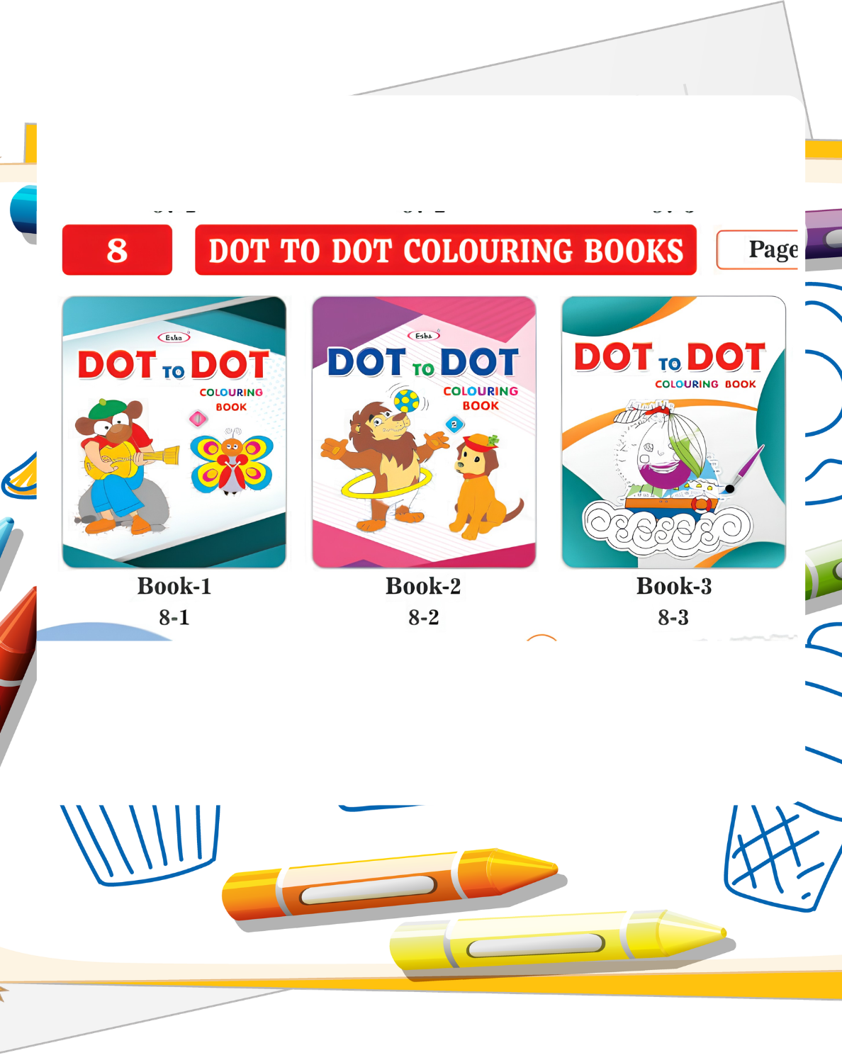 Dot to Dot Colouring Books