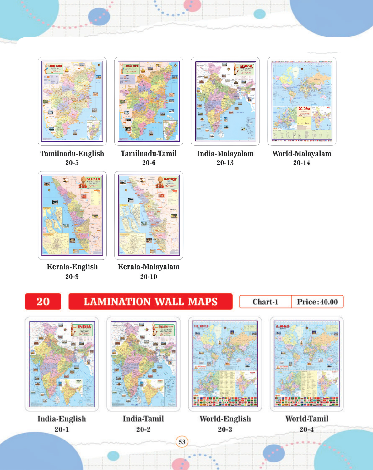 Lamination Wall Maps