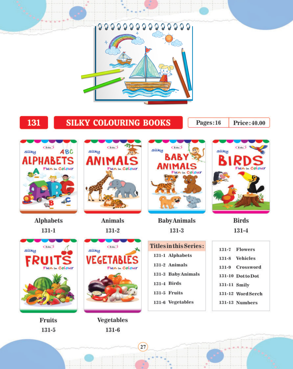 Silky Colouring Books
